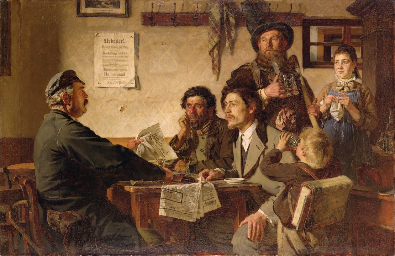 Tavernascene, 1877 av Ernest Henseler