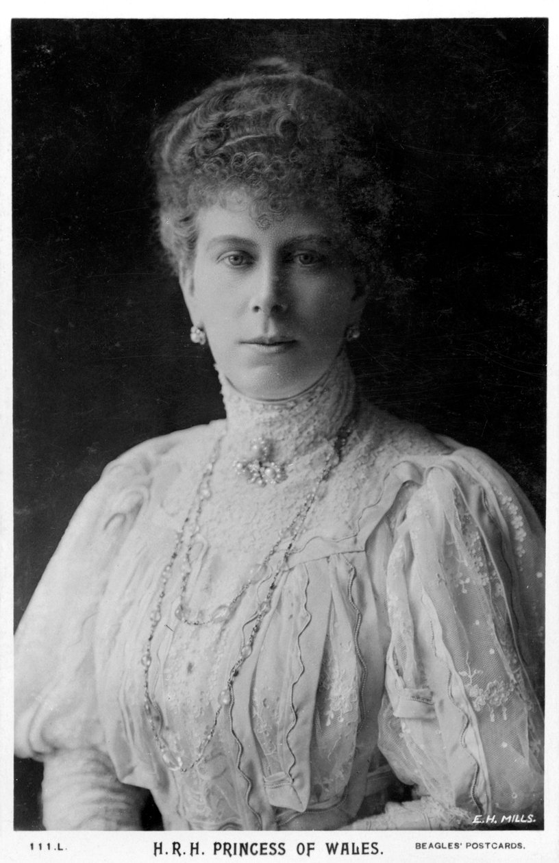 Mary, prinsesse av Wales, c1901-c1910. av Ernest Herbert Mills