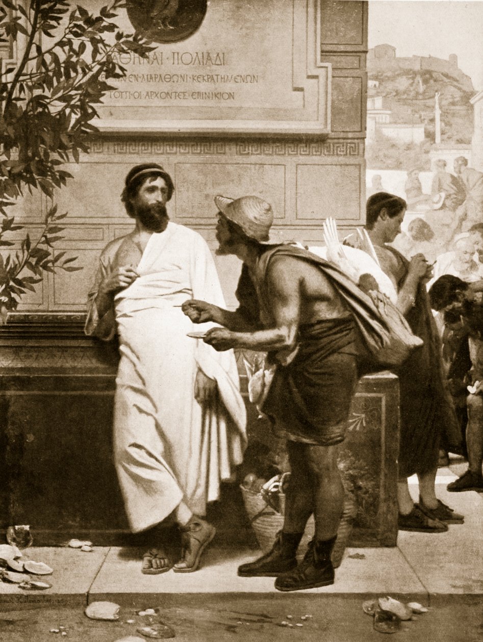 Aristides og bonden, illustrasjon fra 