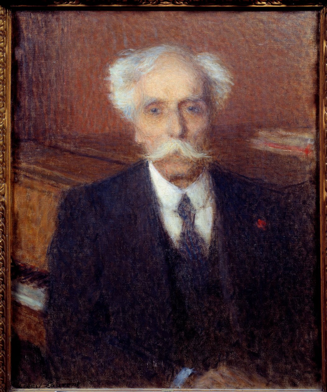 Portrett av Gabriel Faure (1845-1924) fransk komponist. Maleri av Ernest Laurent (1859-1929) av Ernest Joseph Laurent