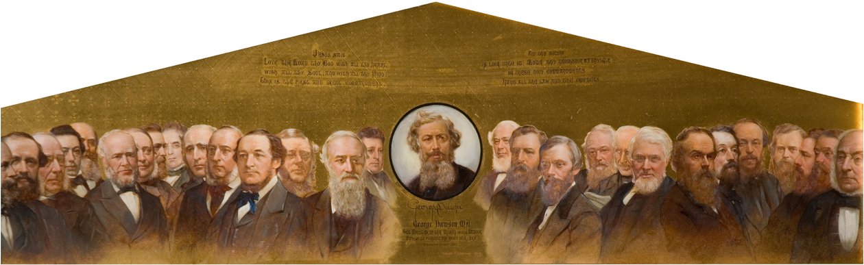 George Dawson og hans venner, 1879. av Ernest Lancaster Thompson
