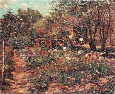 Hagelandskap, ca. 1915 (olje på lerret) av Ernest Lawson