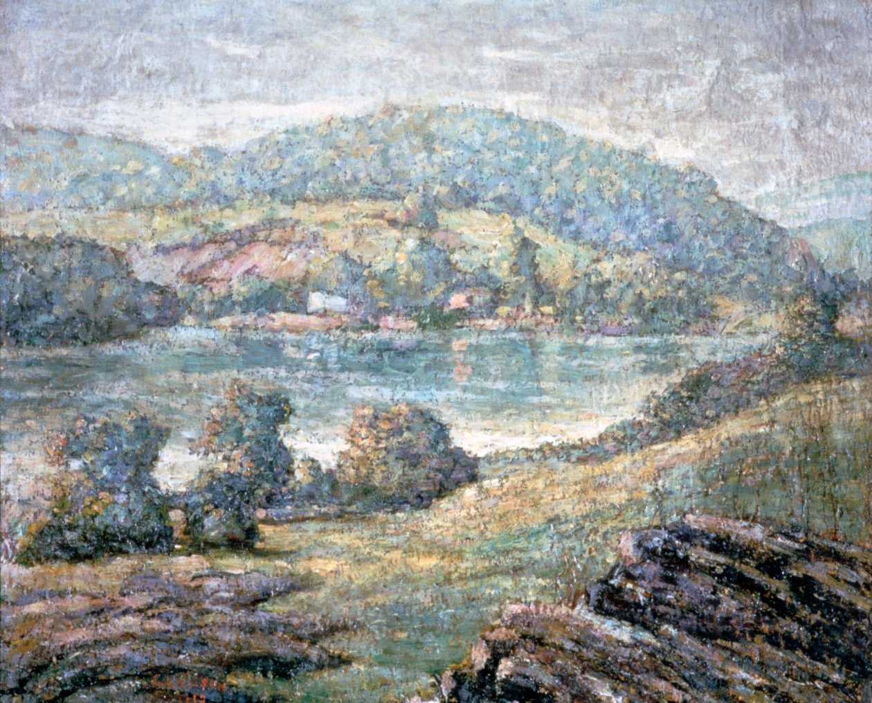 Morning Light, River Valley, Connecticut, 1919 av Ernest Lawson