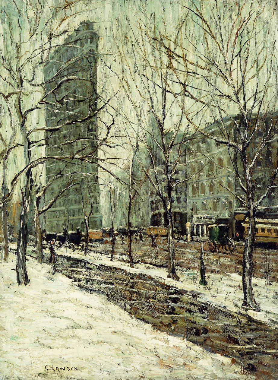Flatiron-bygningen av Ernest Lawson