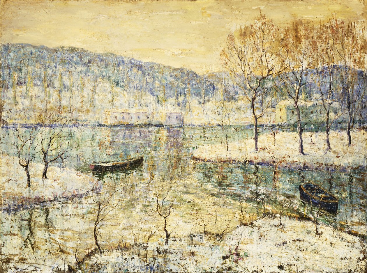 Vinterstrøm av Ernest Lawson