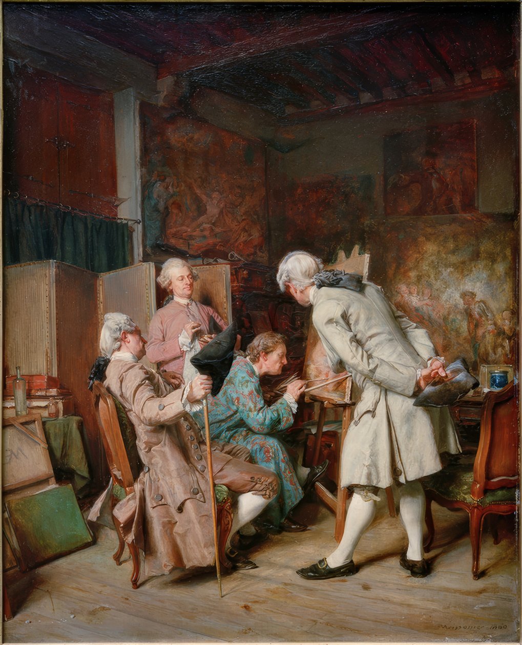 Malerelskere av Ernest Meissonier