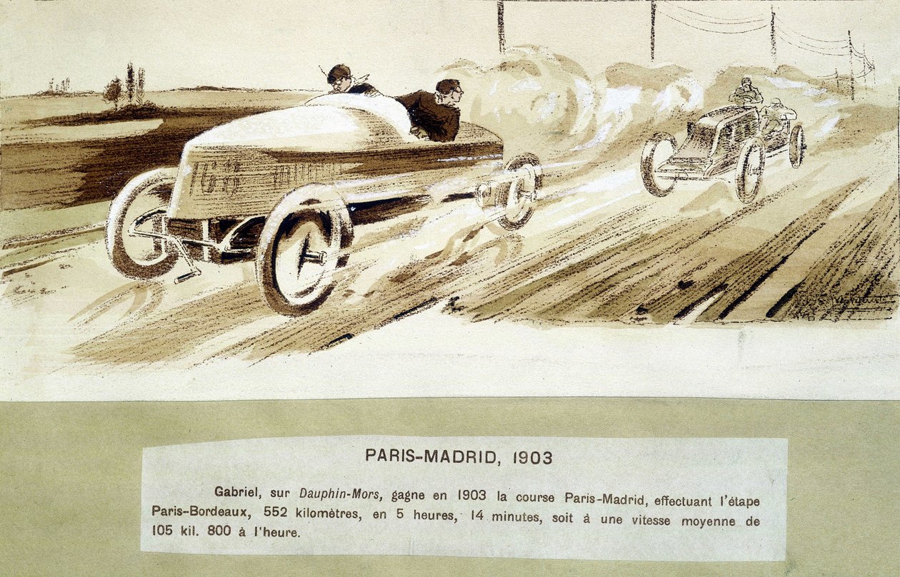 Paris-Madrid-løpet av Ernest Montaut
