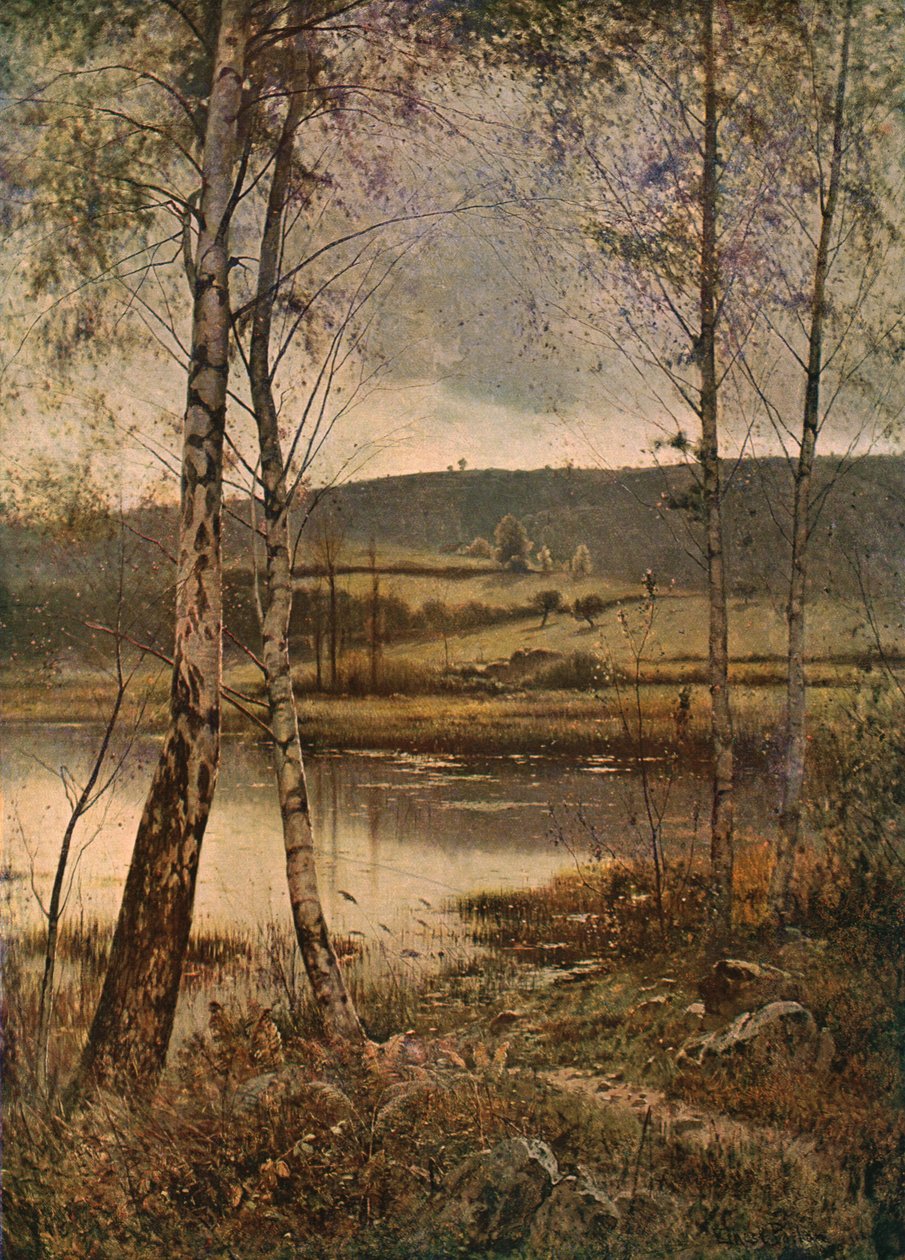 Årets avtagende, 1879, c1930. av Ernest Parton