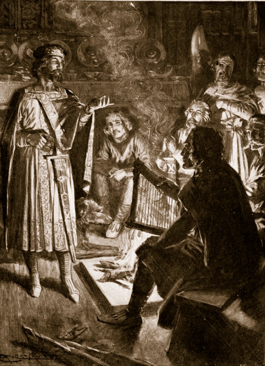 King Knud and the Poet, illustrasjon fra 