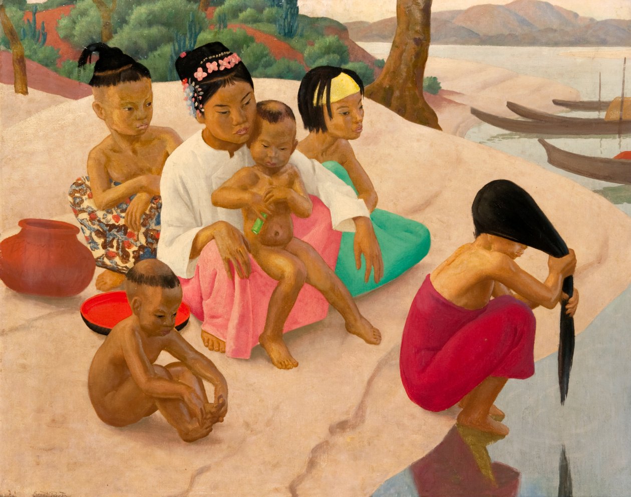 På bredden av Irrawaddy av Ernest Procter