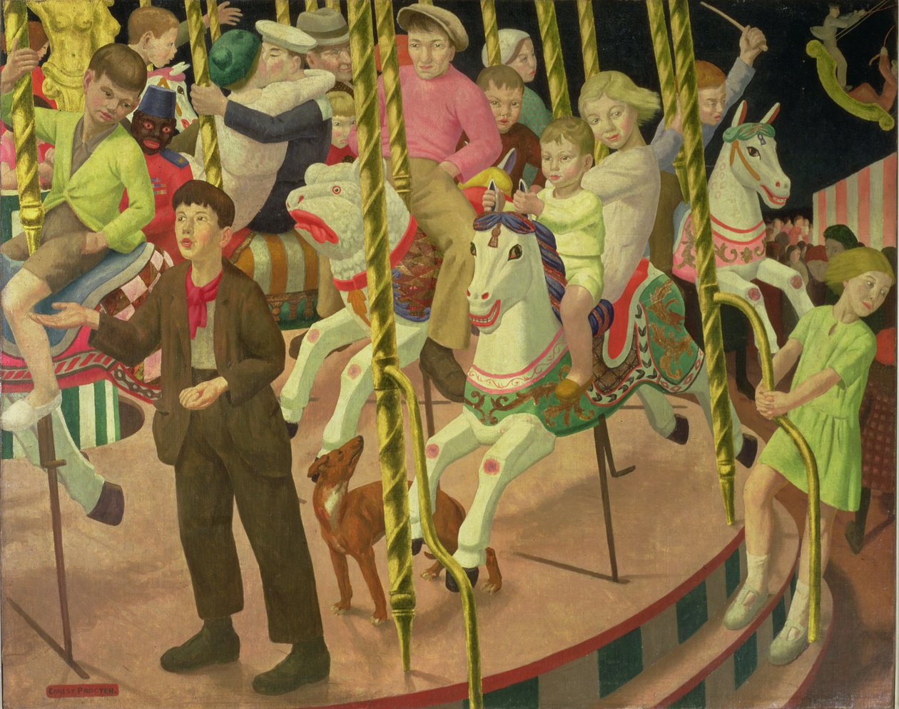 The Merry-Go-Round, 1924 av Ernest Procter