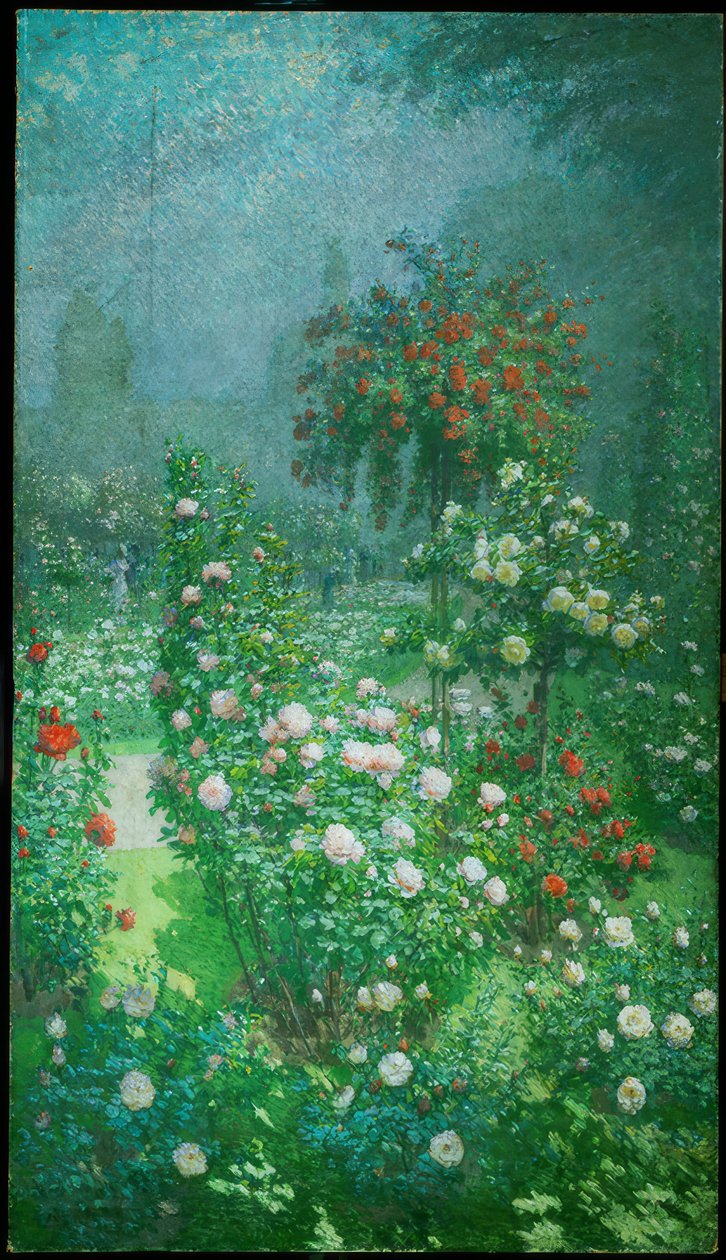 Rosenstrauch av Ernest Quost