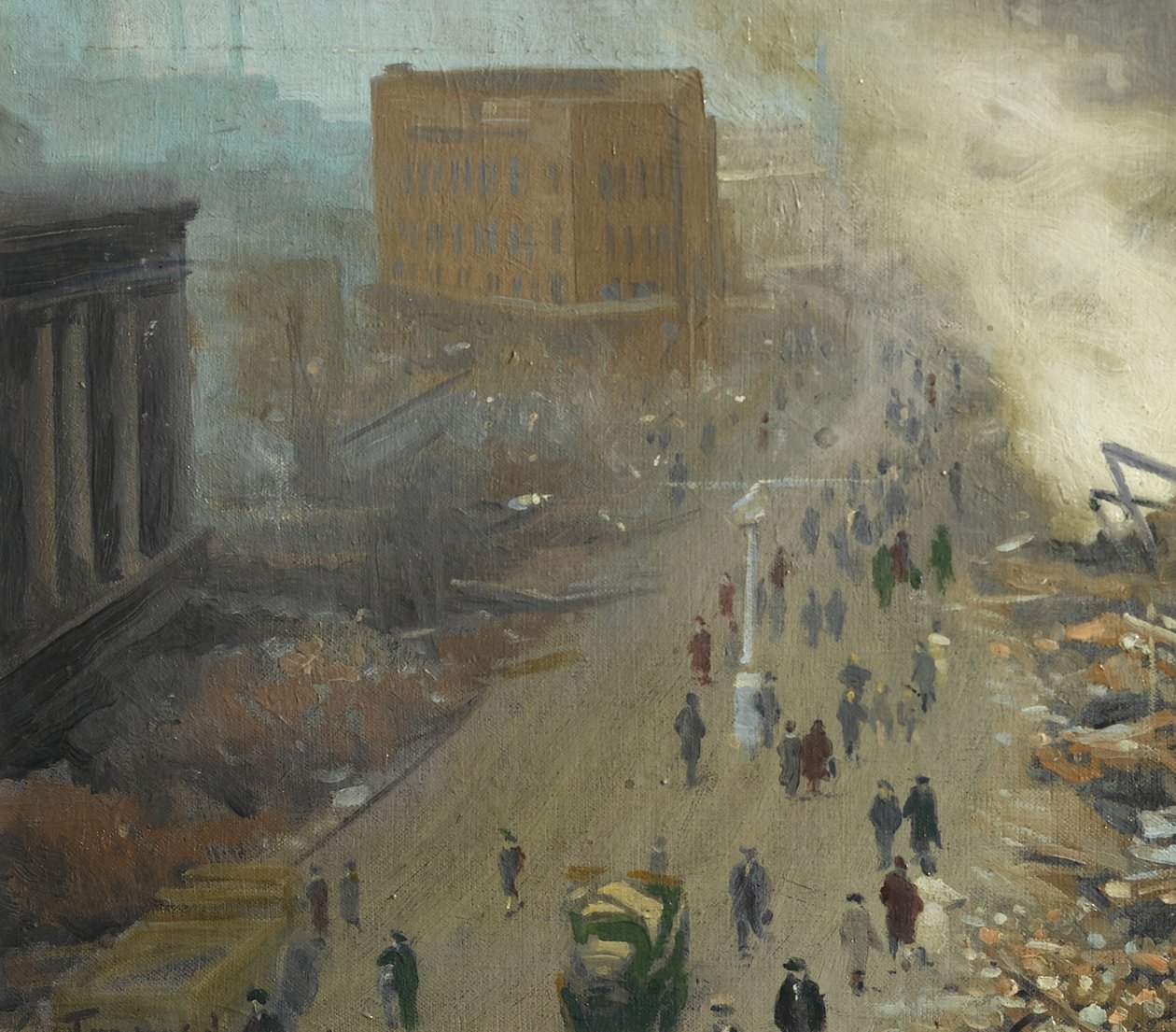 Den nye orden i Europa, bombet Coventry november 1940, 1940 av Ernest Townsend
