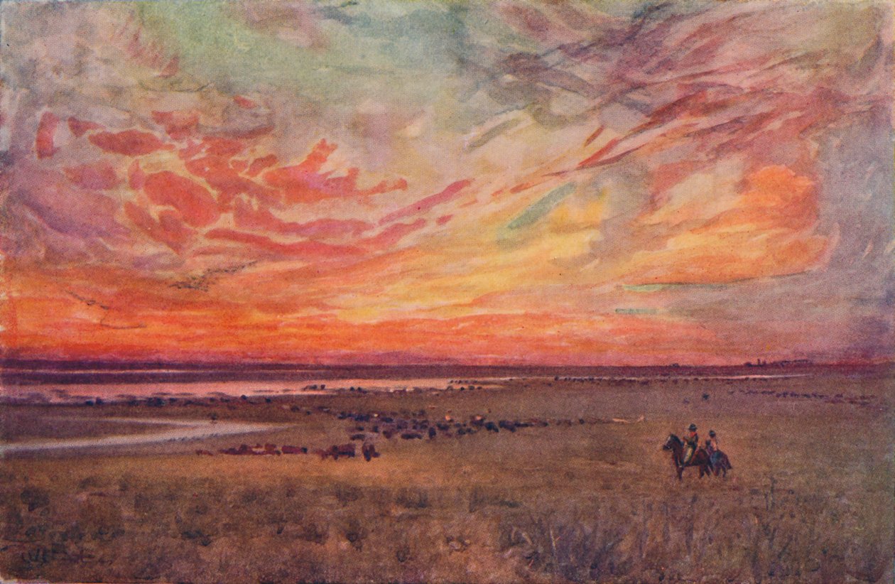 Feltet, 1916 av Ernest William Christmas