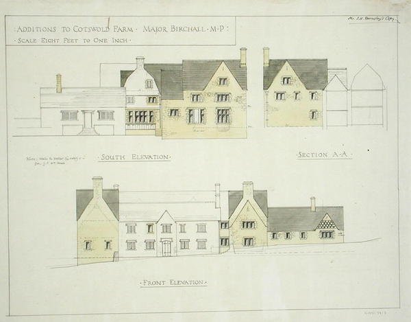 Tillegg til Cotswold Farm, Gloucestershire av Ernest William Gimson