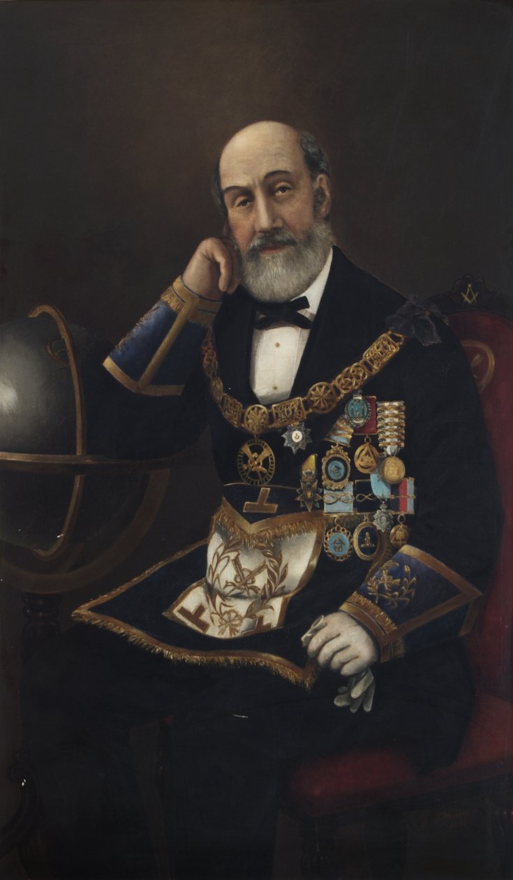 John Morant Hervey, storsekretær, 1875 av Ernest de Cleichen von Tettenborn