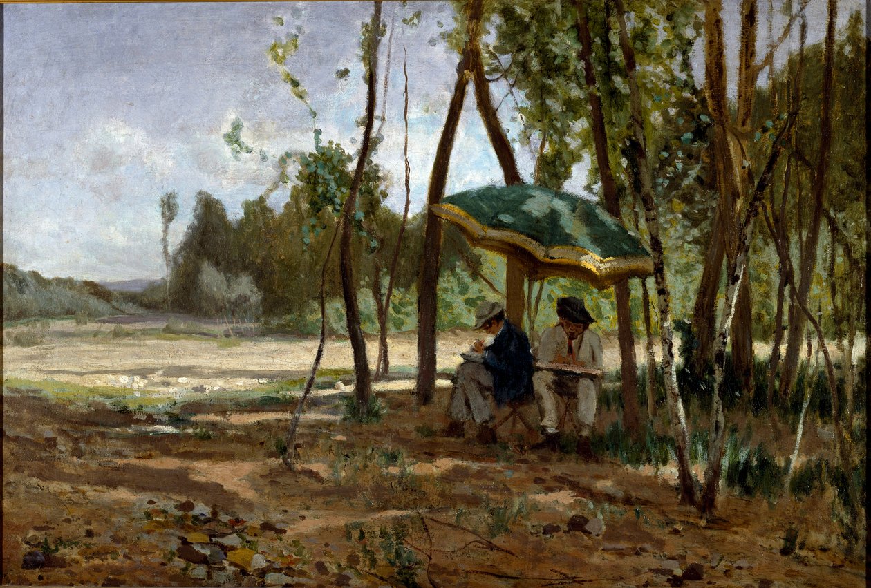 Malernes maleri av Ernesto Rayper (1840-1873) Genes Galleria d