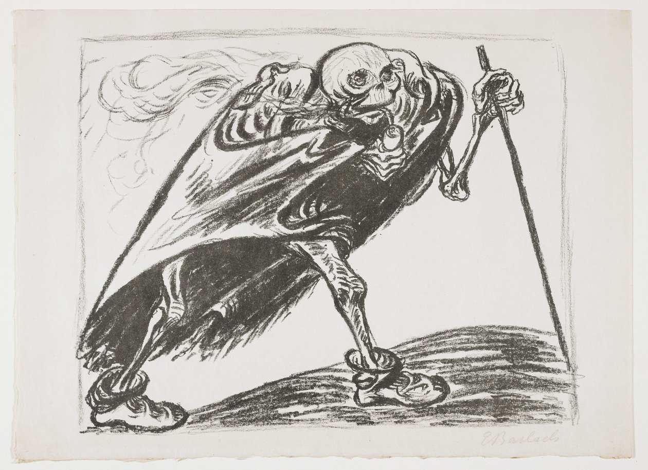 Vandrende død, 1923 av Ernst Barlach
