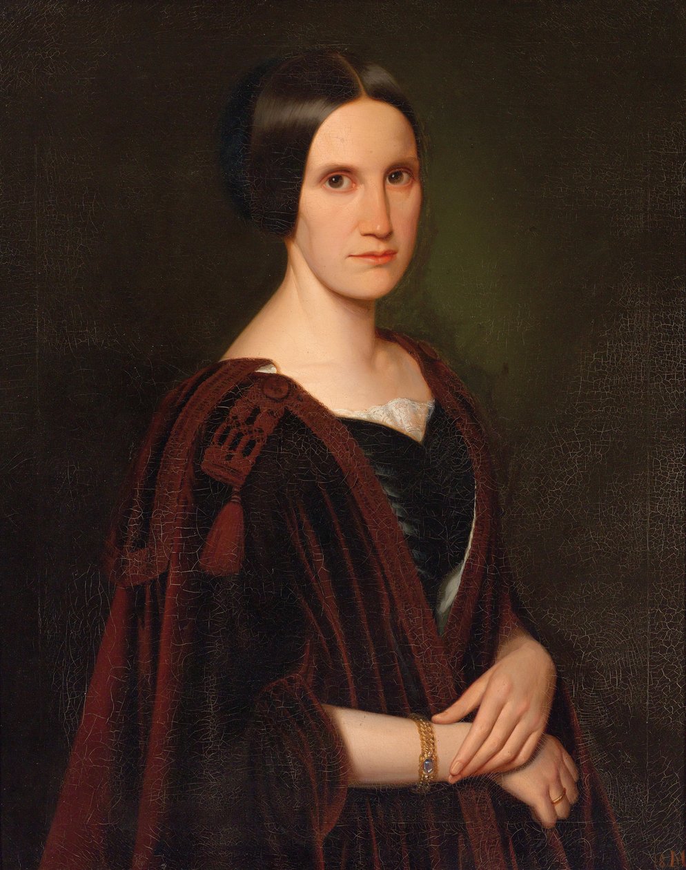 Portrett av Juliana von Fradeneck av Ernst Christian Moser
