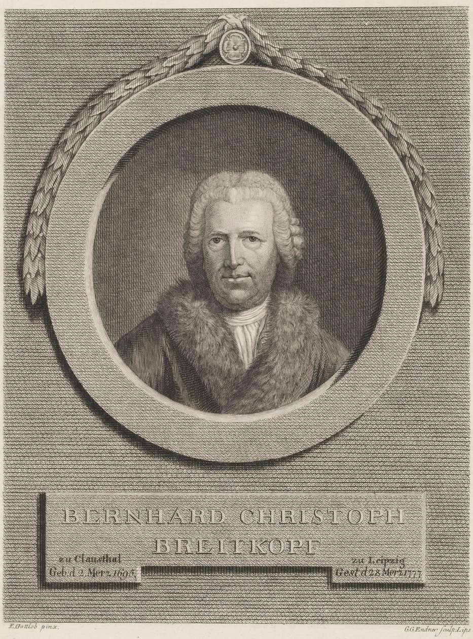 Bernhard Christoph Breitkopf av Ernst Gottlob
