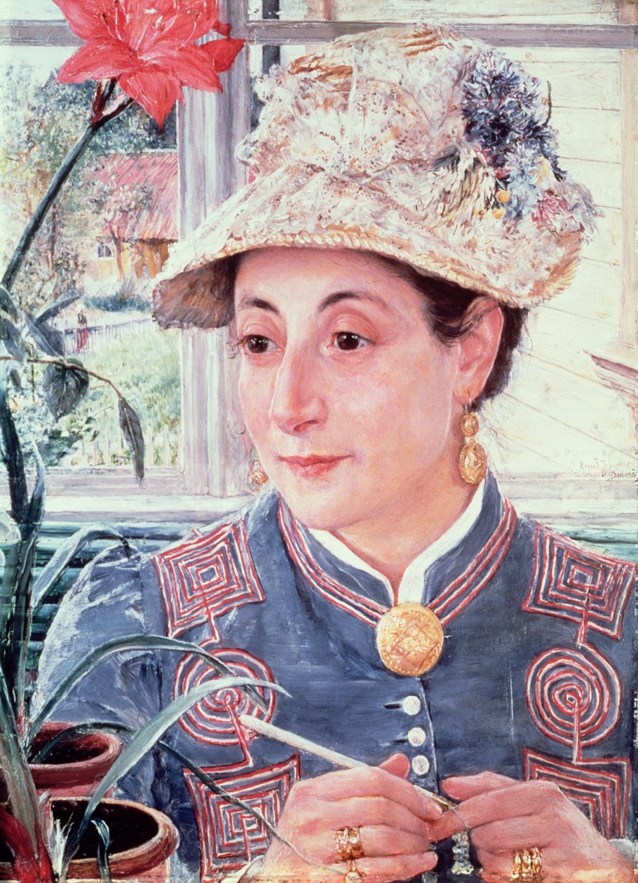 Jeanette Rubenson, 1883 av Ernst Josephson