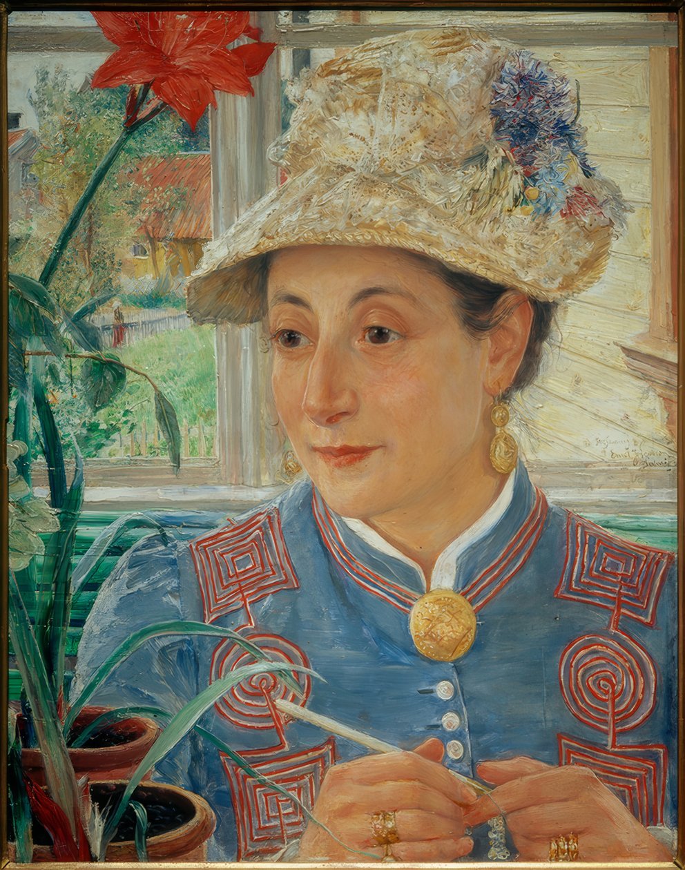 Portrett av Jeanette Rubenson av Ernst Josephson