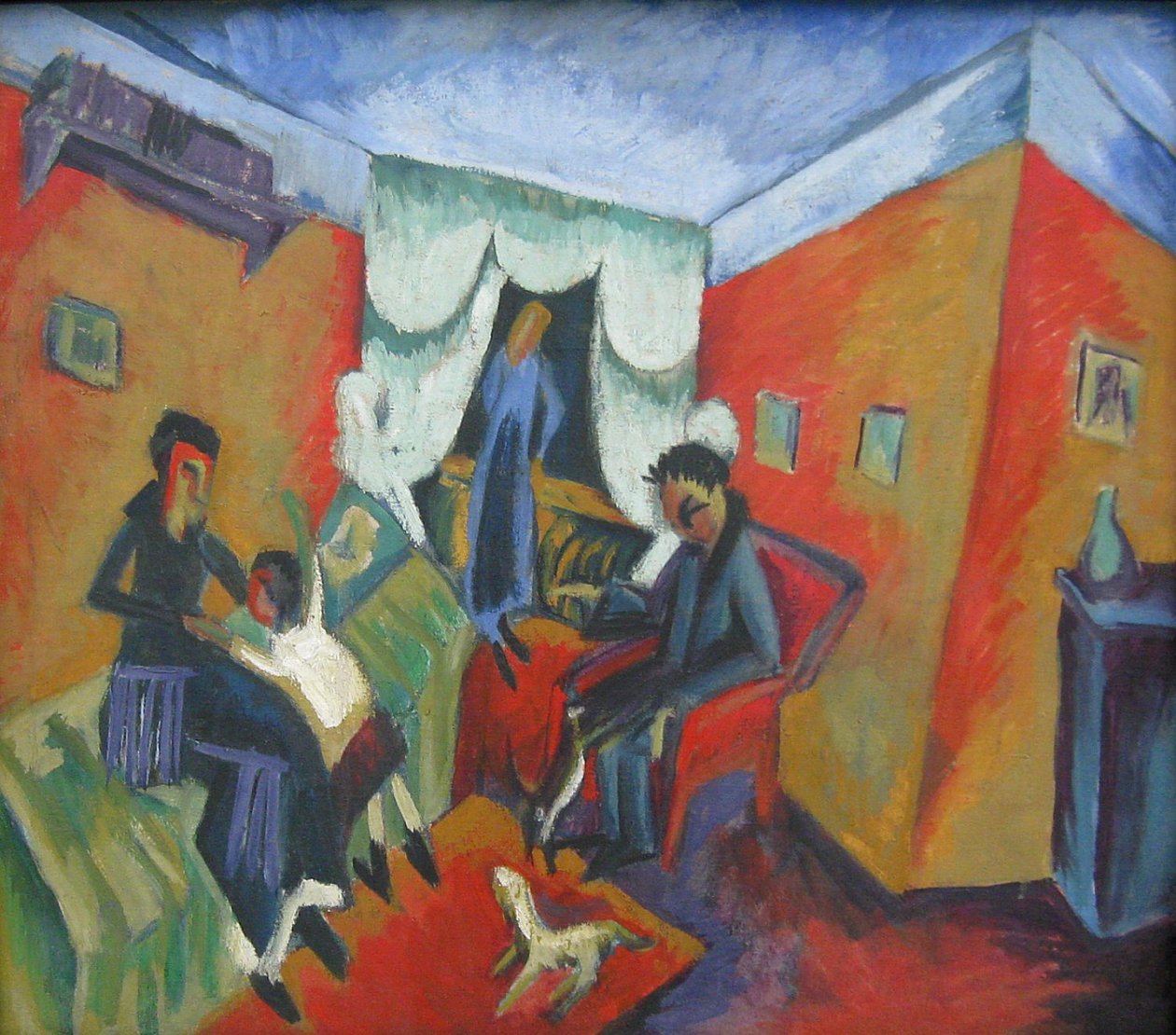 Interiør av Ernst Ludwig Kirchner