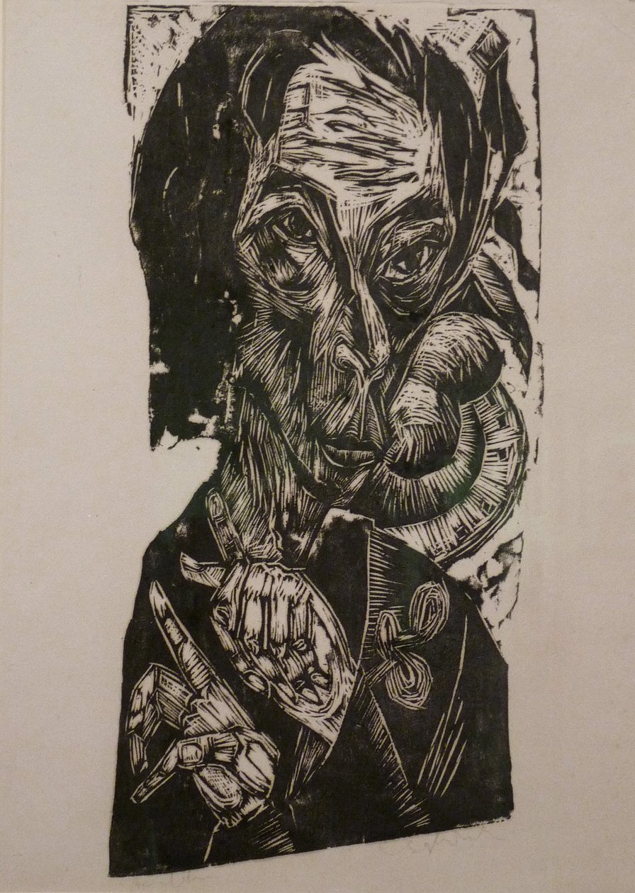 Hodet til de syke av Ernst Ludwig Kirchner