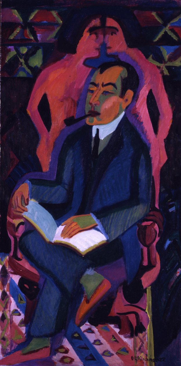 Portrett av kunsthandleren Manfred Schames av Ernst Ludwig Kirchner