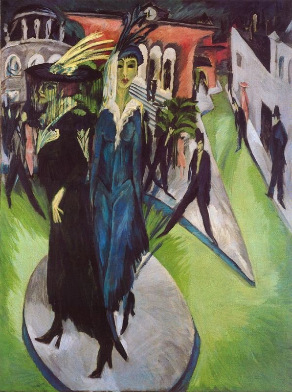 Potsdamer Platz av Ernst Ludwig Kirchner