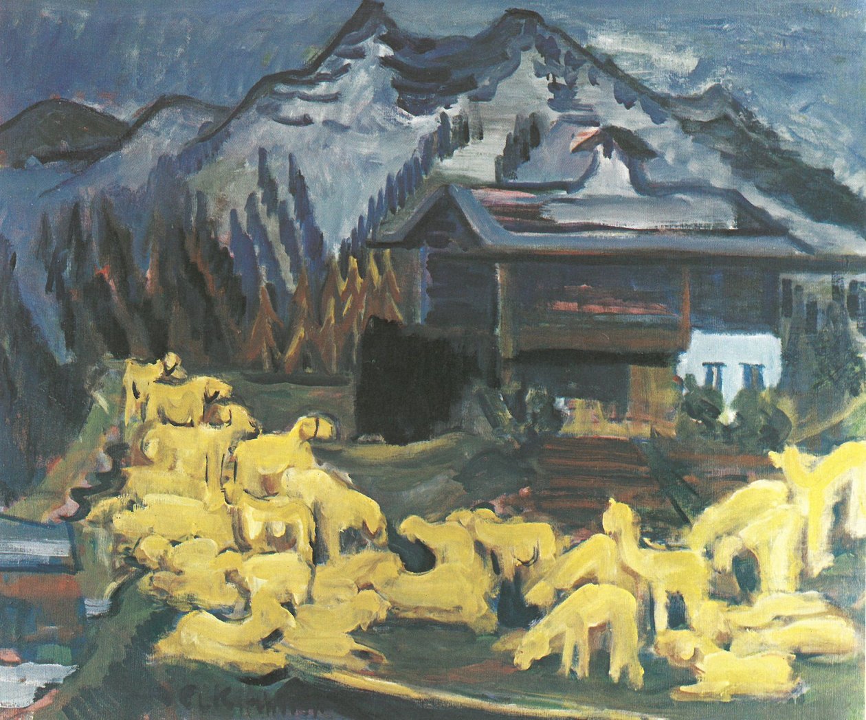 Saueflokker av Ernst Ludwig Kirchner