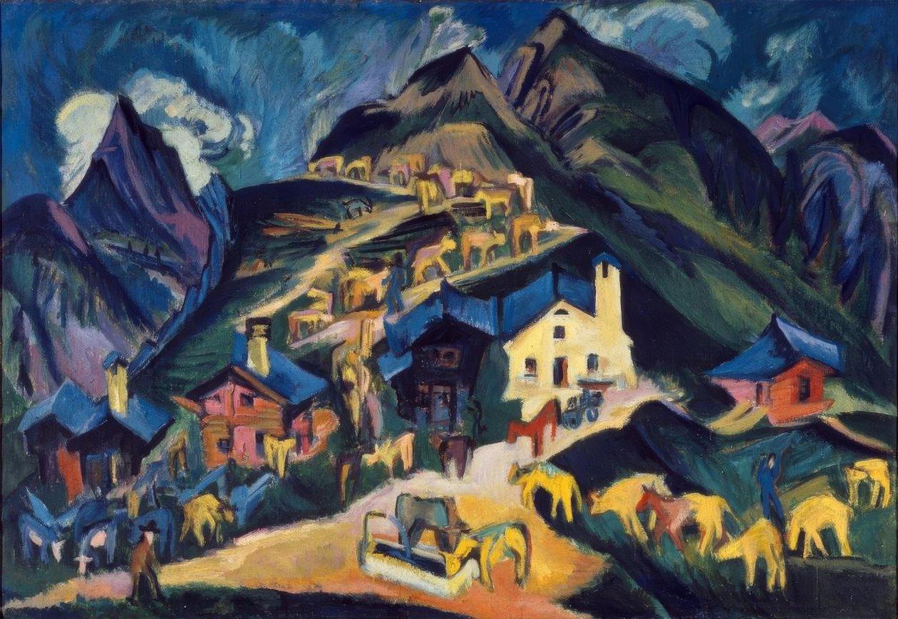 Alpin heis av Ernst Ludwig Kirchner