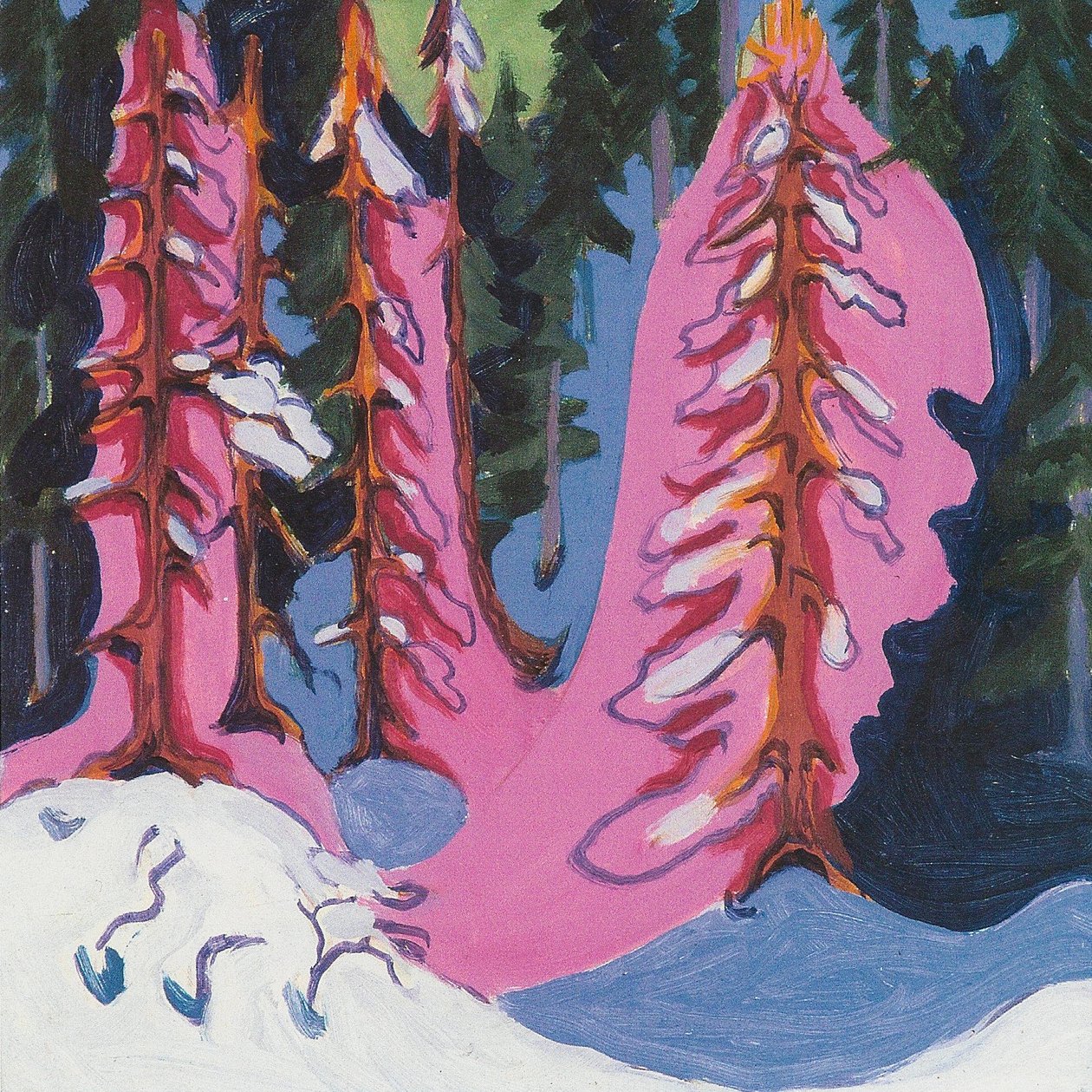 I utkanten av skogen av Ernst Ludwig Kirchner
