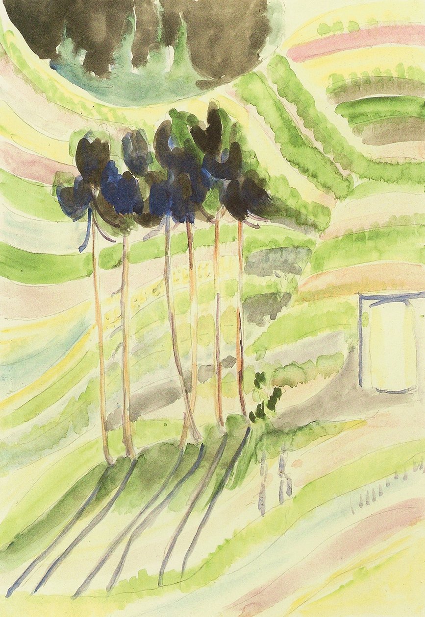 Tregruppe av Ernst Ludwig Kirchner