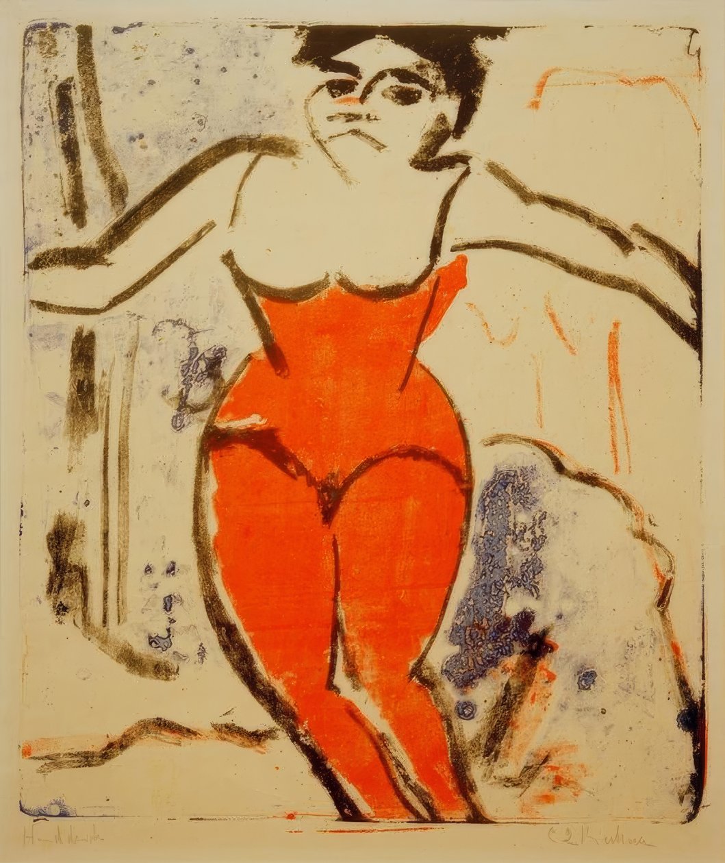 Applaus hot artist av Ernst Ludwig Kirchner