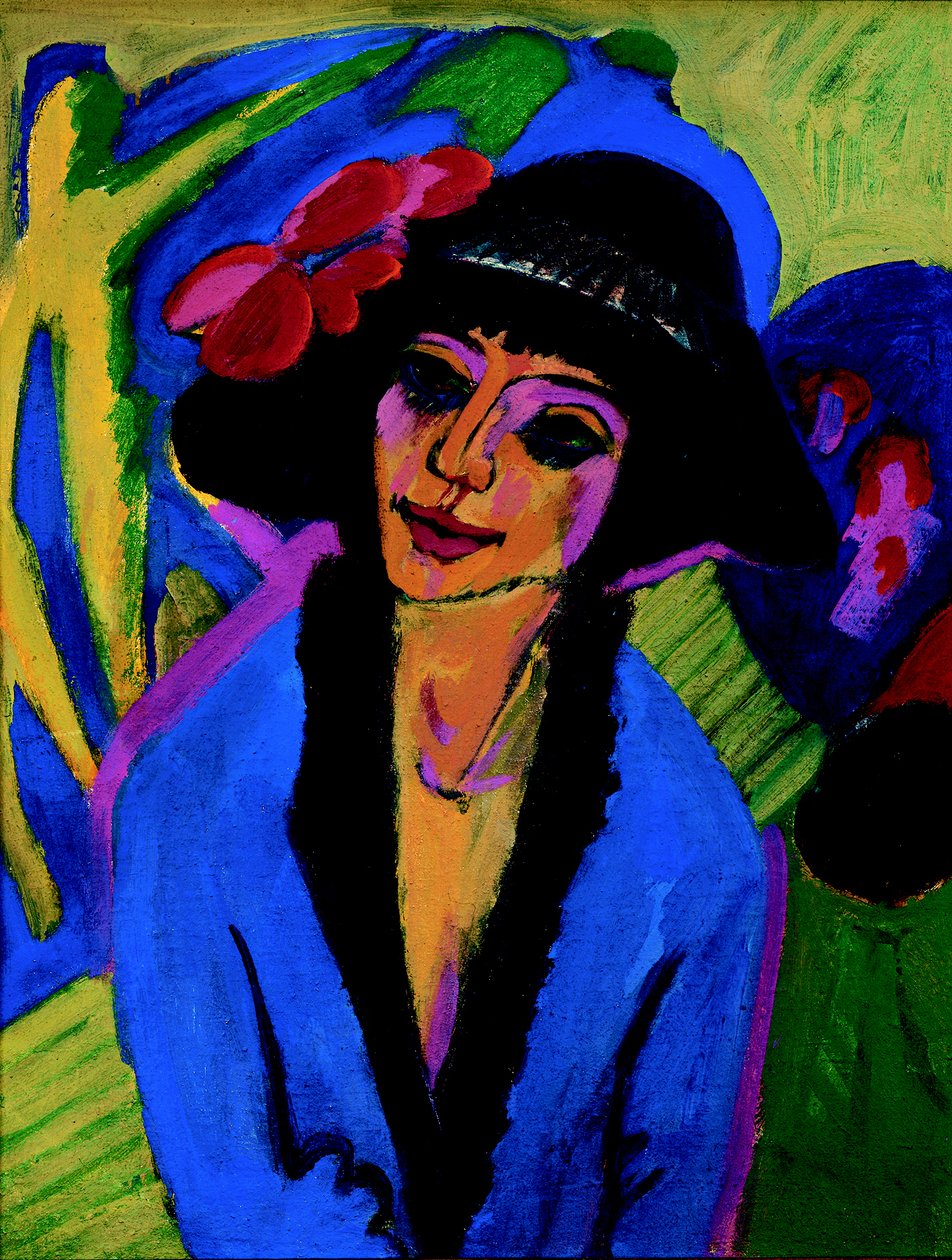 Portrett av Gerda av Ernst Ludwig Kirchner