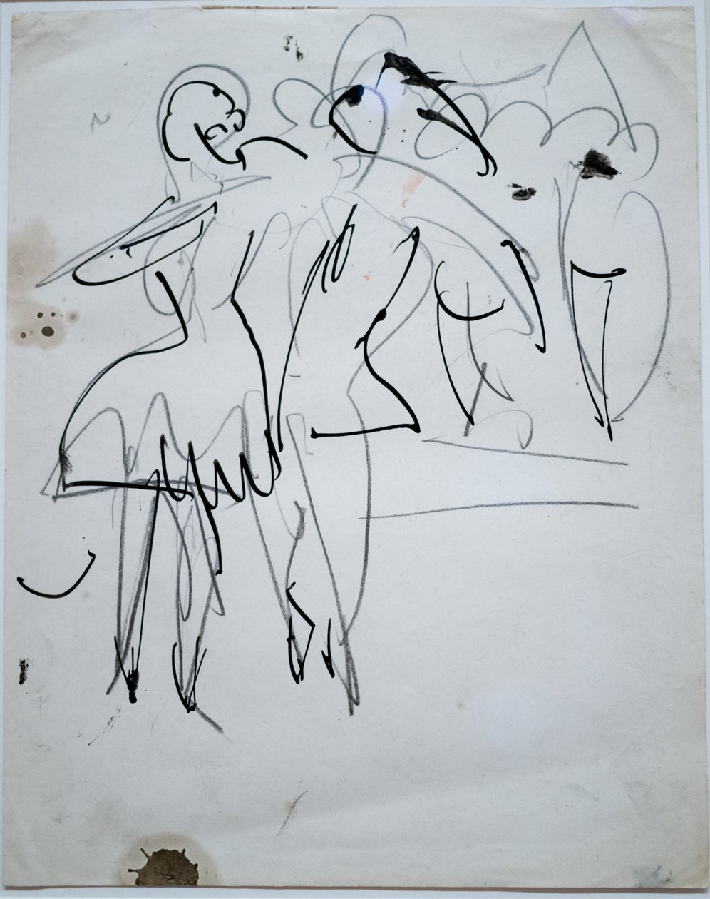 Dansepar på Variety av Ernst Ludwig Kirchner