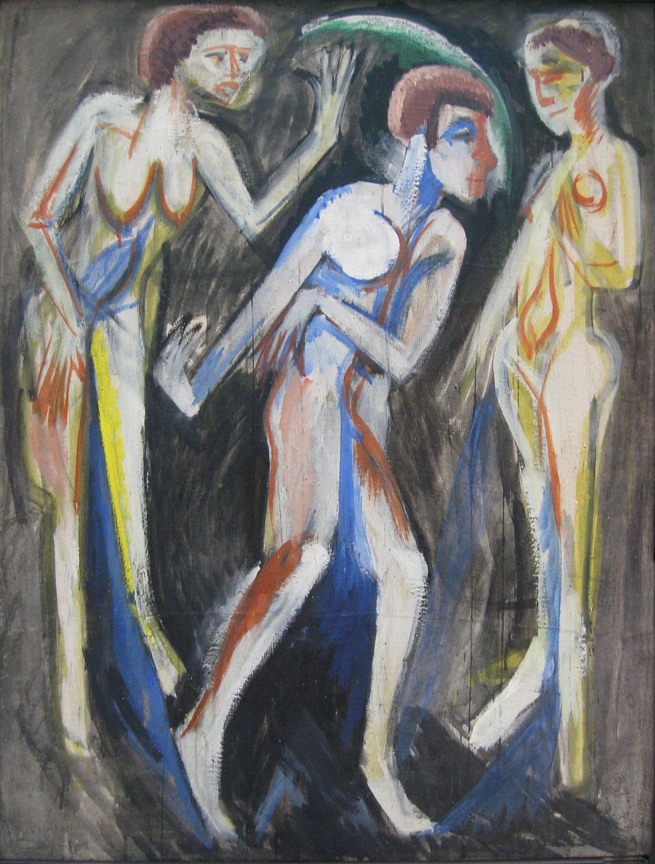 Dansen mellom kvinner av Ernst Ludwig Kirchner