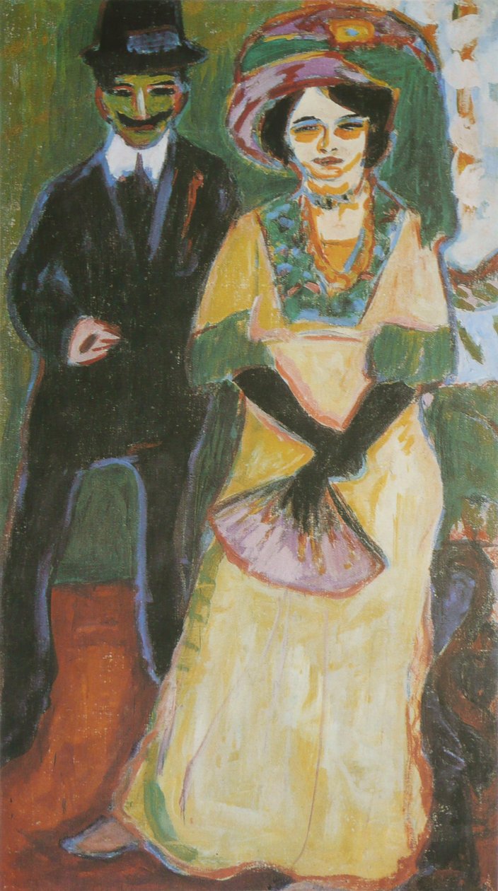 Dodo og broren hans av Ernst Ludwig Kirchner