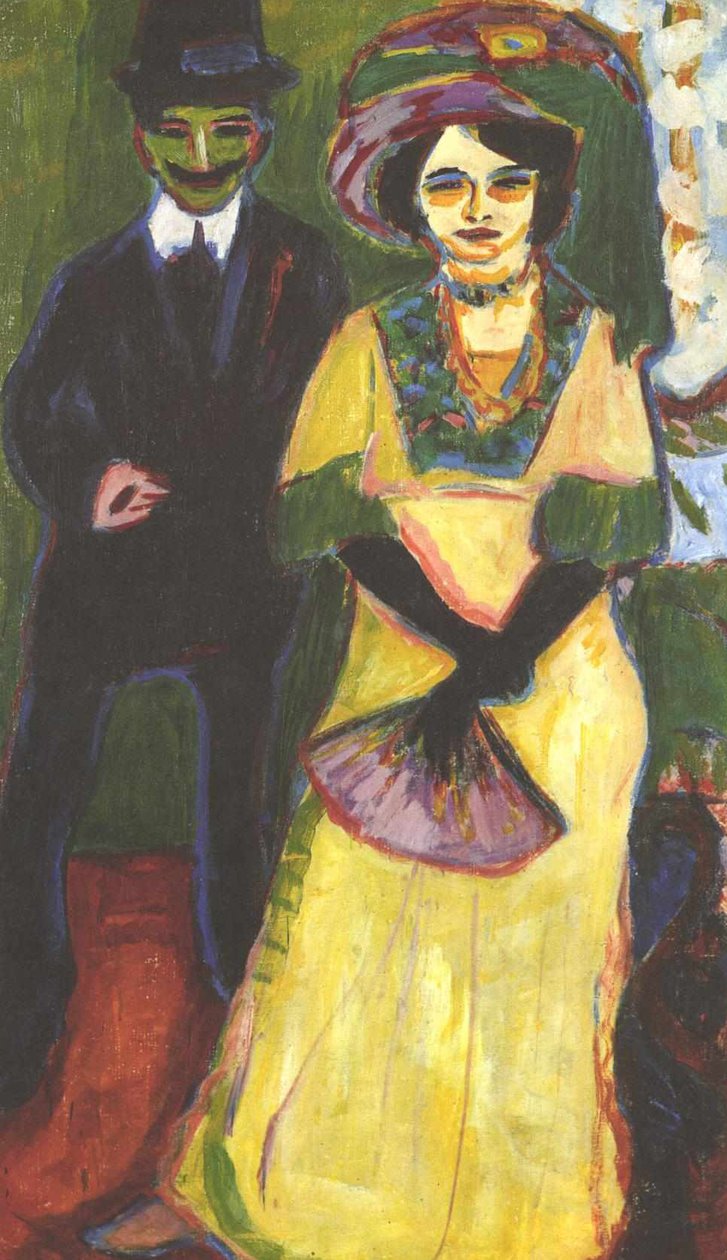 Dodo og broren hennes av Ernst Ludwig Kirchner