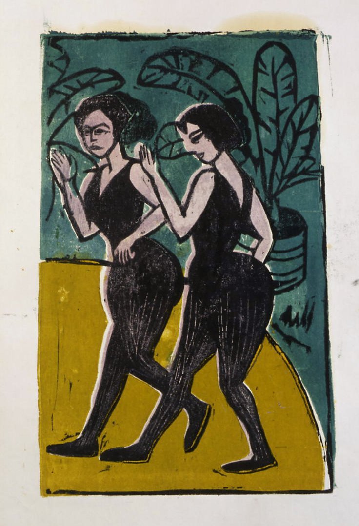 Engelske tapdansere av Ernst Ludwig Kirchner