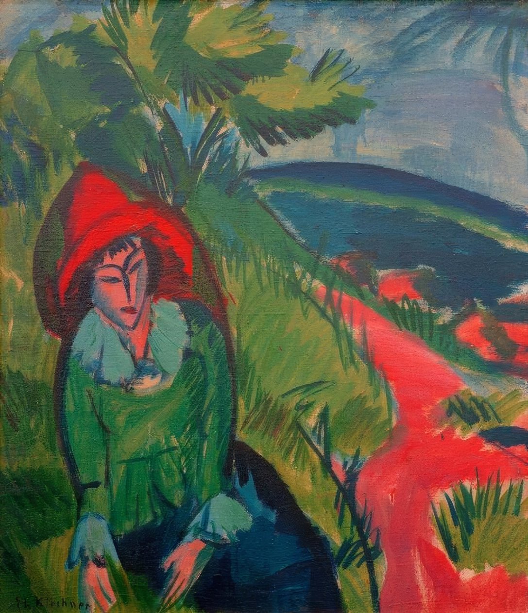 Erna på Femern av Ernst Ludwig Kirchner