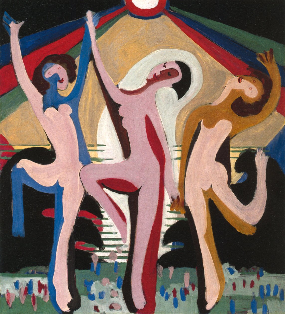 Fargedans av Ernst Ludwig Kirchner