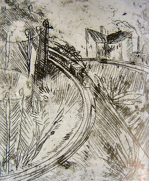 Gassmåler i Schöneberg av Ernst Ludwig Kirchner
