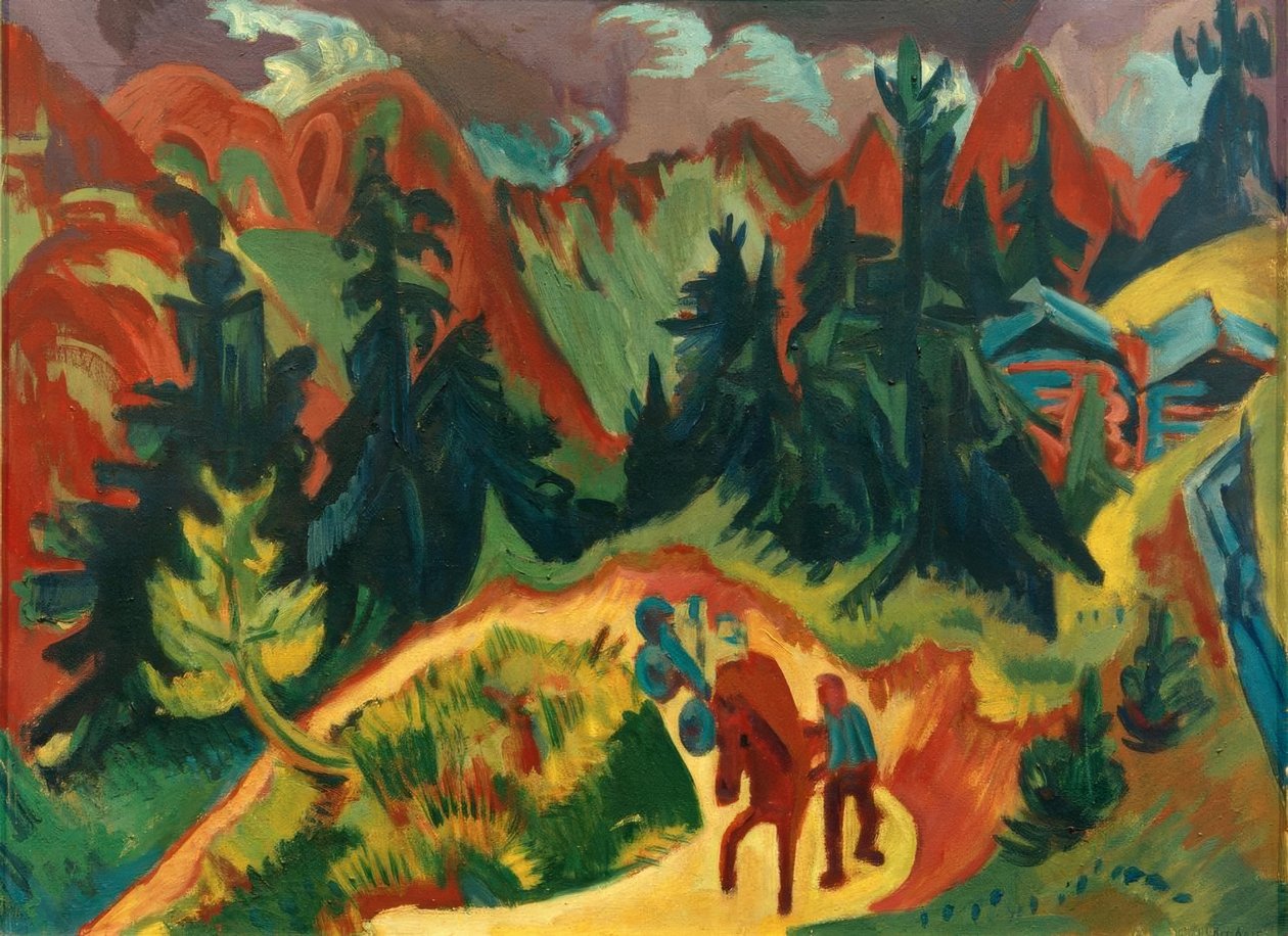 Fjelllandskap av Ernst Ludwig Kirchner