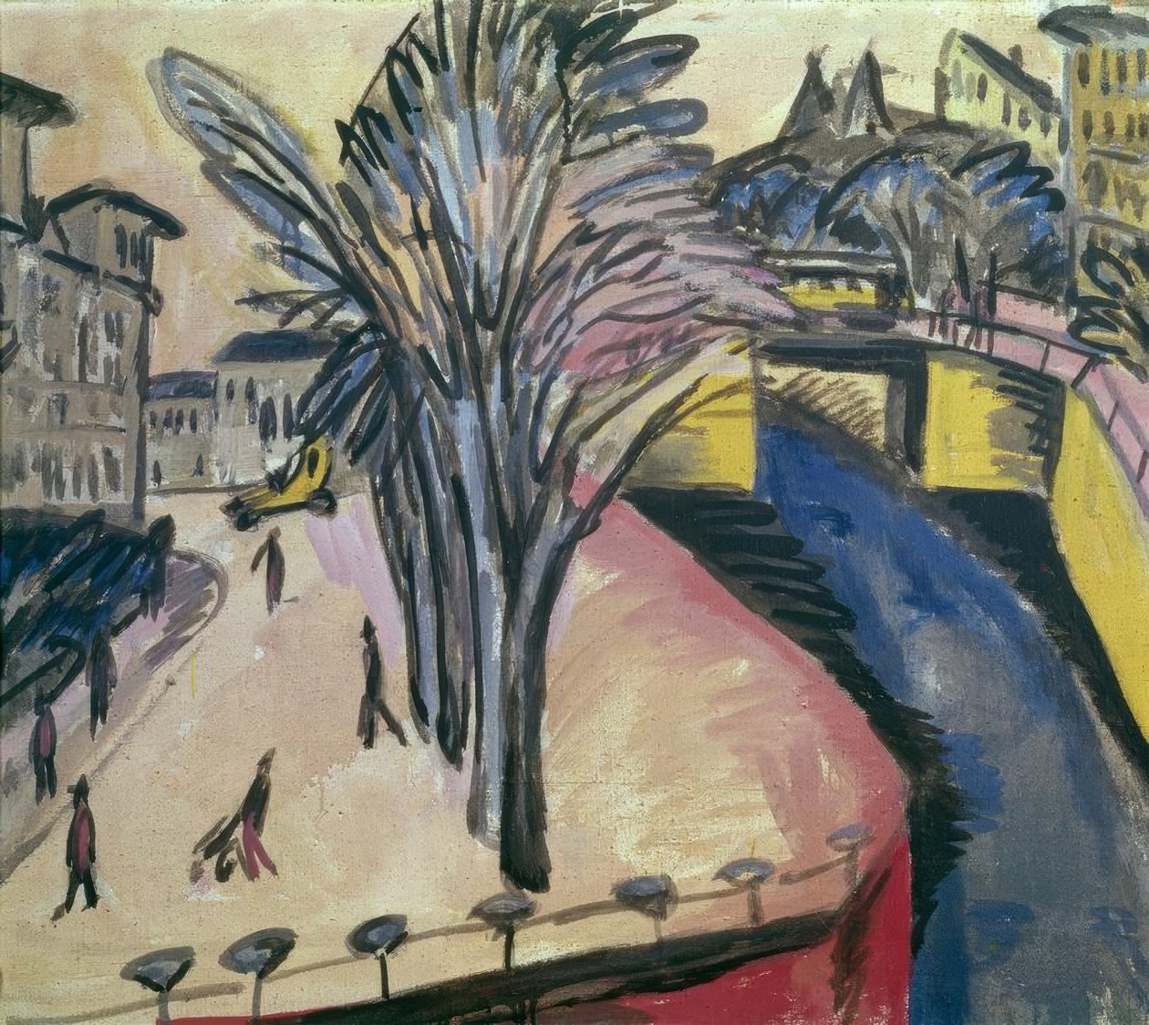 Yellow Angel Run av Ernst Ludwig Kirchner