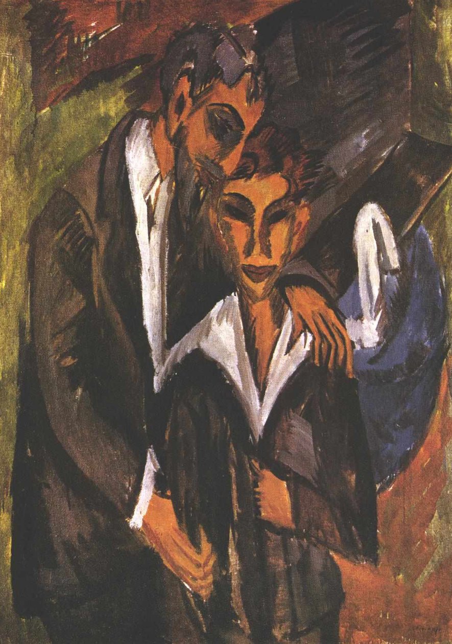 Graef og venn av Ernst Ludwig Kirchner