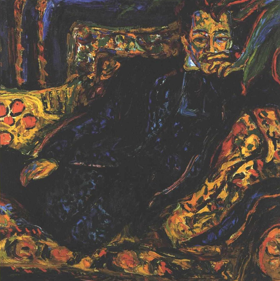 Portrett av en herre av Ernst Ludwig Kirchner
