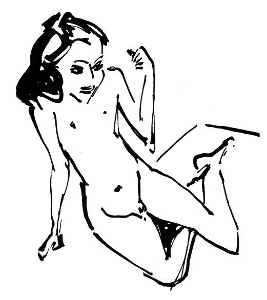 Lille Fränzi av Ernst Ludwig Kirchner