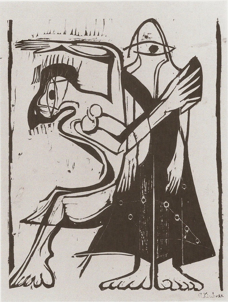 Maske dans av Ernst Ludwig Kirchner